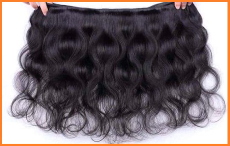 tessitura singola 100 grammi - capello vero ondulato insiano 